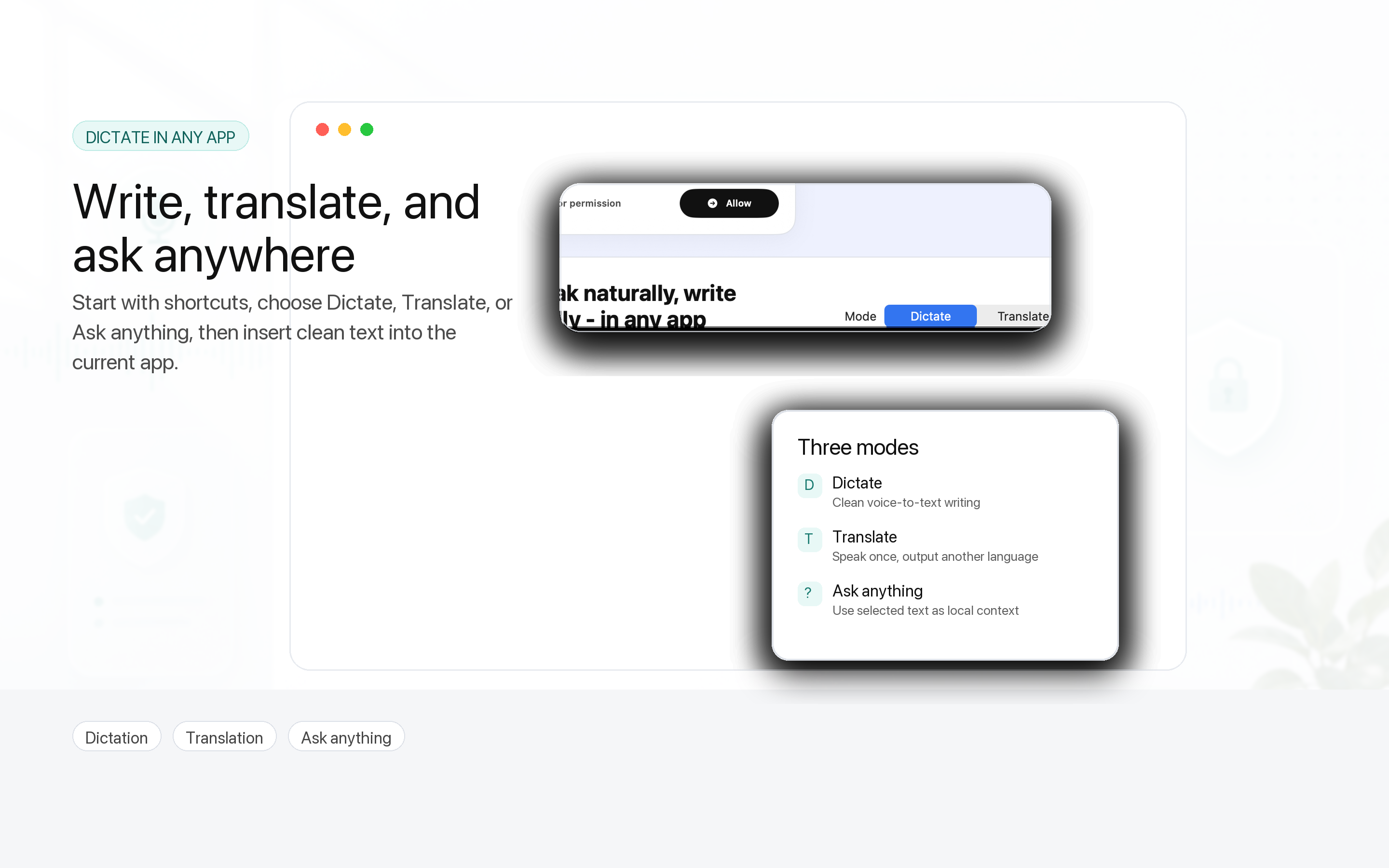 Write Anywhere workflow